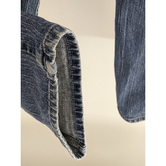 Lucky Brand Classic Rider Crop Jeans Dungarees Womens Sz 6/28 (MEAS 28 X 22) - Picture 6 of 11